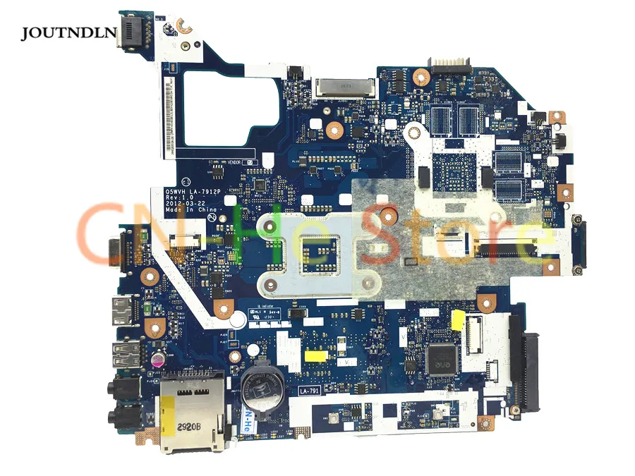 Материнская плата для ноутбука Acer Aspire Φ Q5WVH NBC1F11001 HM70 ddr3 встроенная графика |