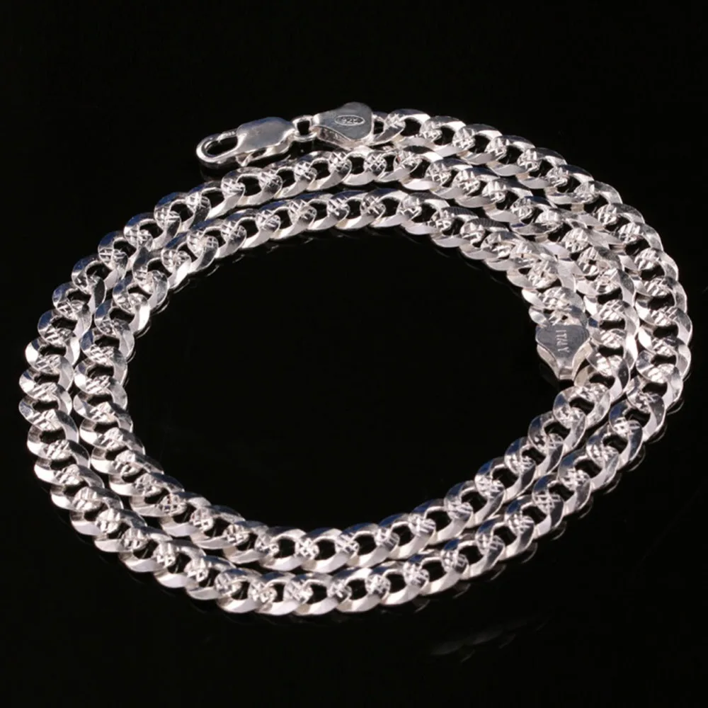Цепочка Фигаро мужская из серебра 925 пробы 10 шт.|jewelry free shipping|men jewelryfigaro chain |