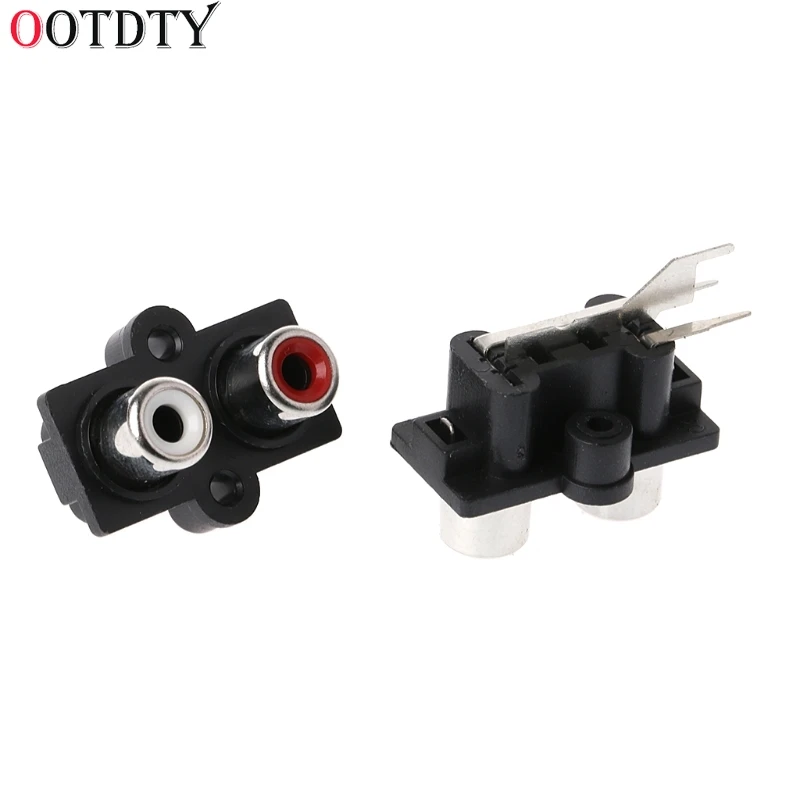OOTDTY 10 шт. 2/4/6 отверстия RCA гнездовой разъем Стерео Аудио Видео AV