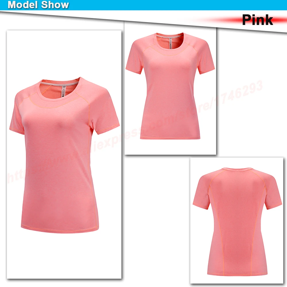 Рубашки для йоги с коротким рукавом и круглым вырезом, компрессионные дышащие быстросохнущие спортивные футболки, топ с принтом, женские камуфляжные футболки