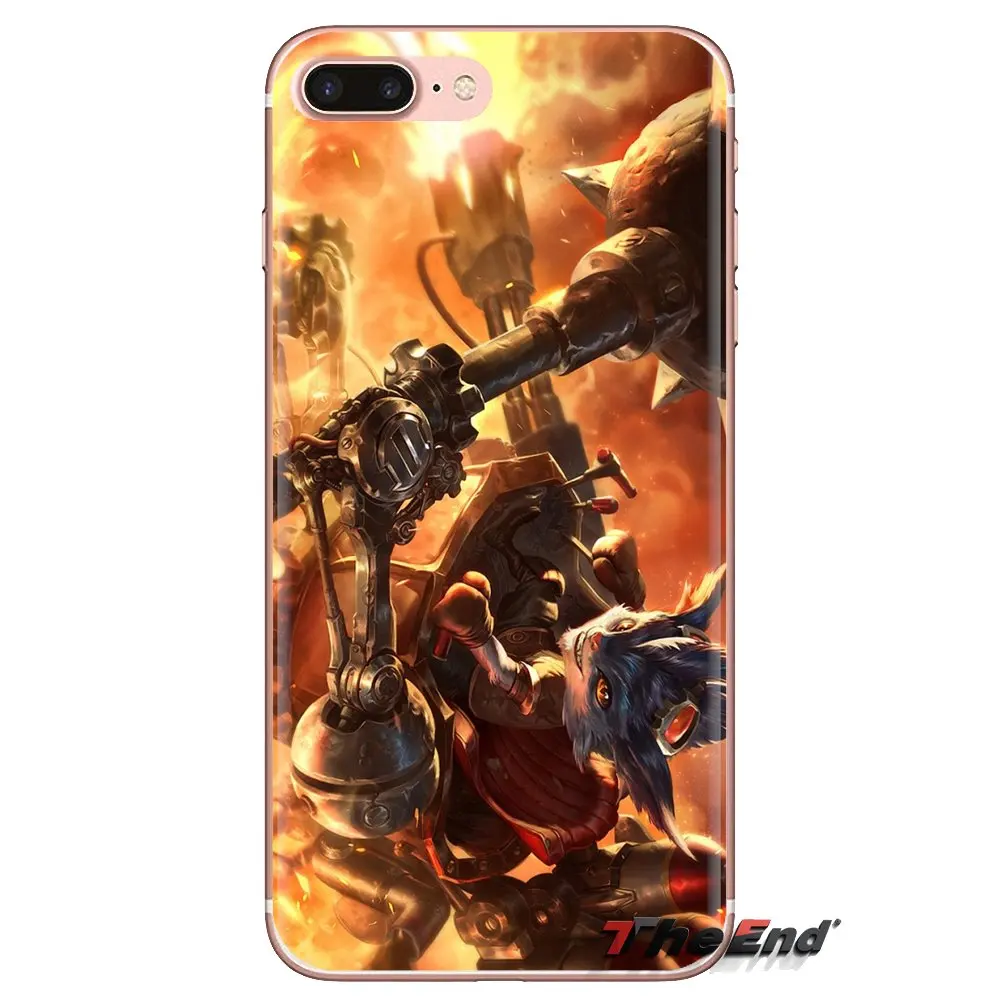 Чехол-накладка из ТПУ для Samsung Galaxy S3 S4 S5 Mini S6 S7 Edge S8 S9 S10 Plus Note 3 4 5 8 9 League of Legends Anivia Rumble