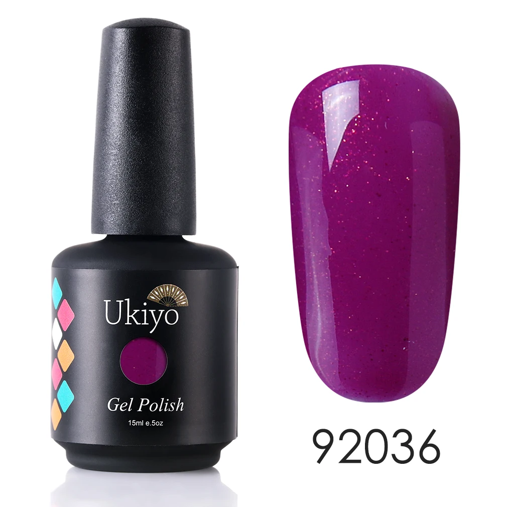H92036 Ukiyo 15 мл Чистый Цвет Гель-лак для ногтей Vernis полуперманентный УФ-гель для ногтей впитывающий Гель-лак для ногтей - Цвет: H92036