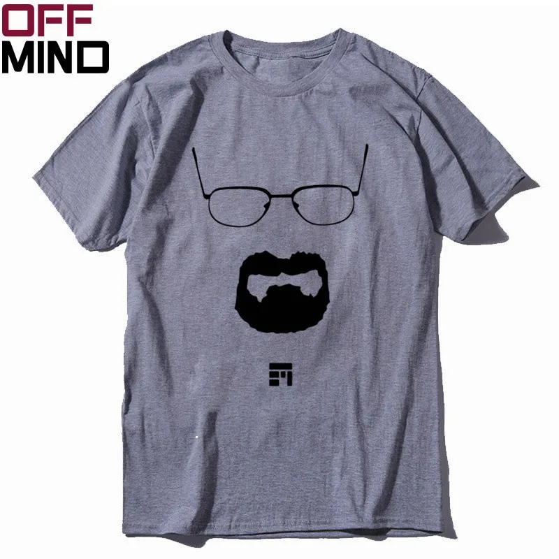 BR0131OM-DG OFFMIND, хлопок, короткий рукав, heisenberg, Мужская футболка, летняя, свободная, breaking bad, Мужская футболка, крутая футболка, футболки BR0131 - Цвет: BR0131OM-DG