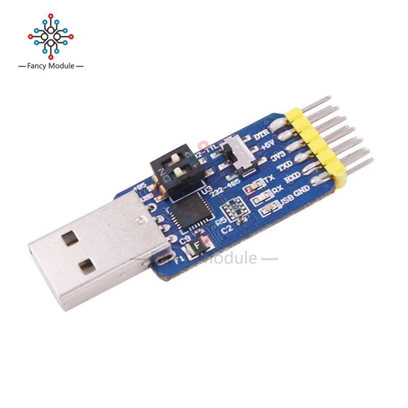 

USB CP2102 к TTL RS232 USB TTL к RS485, конвертация Module 6 в 1