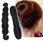 Волшебный инструмент для укладки волос для женщин 2 типа, устройство для создания пучка, губка для плетения волос, завивка, аксессуары для укладки волос