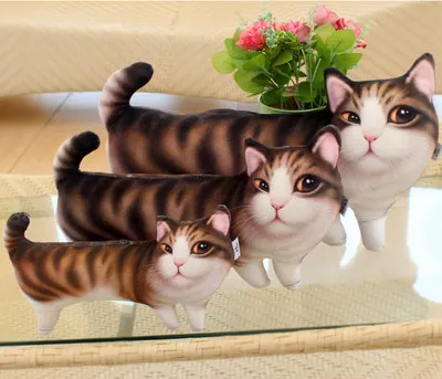 1 шт., креативная 3D подушка для кошек, Декор для дома, супер милая плюшевая игрушка мяу-звезда, подушки для поясничного кресла, поясная подушка, подарок