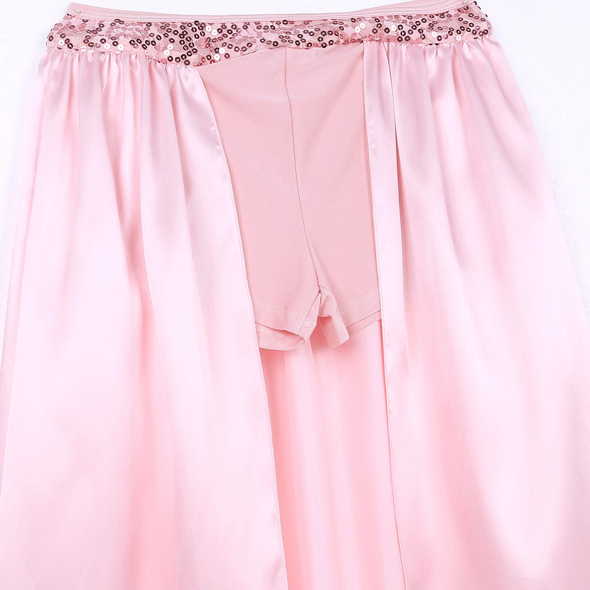 Платье для балета с блестками обрезное платье юбкой Лирический и современный