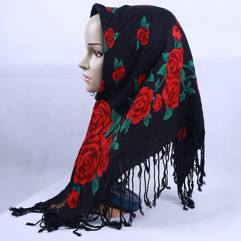 Мусульманский мусульманский шарф Hijabs женский длинный однотонный тюрбант Moslima с