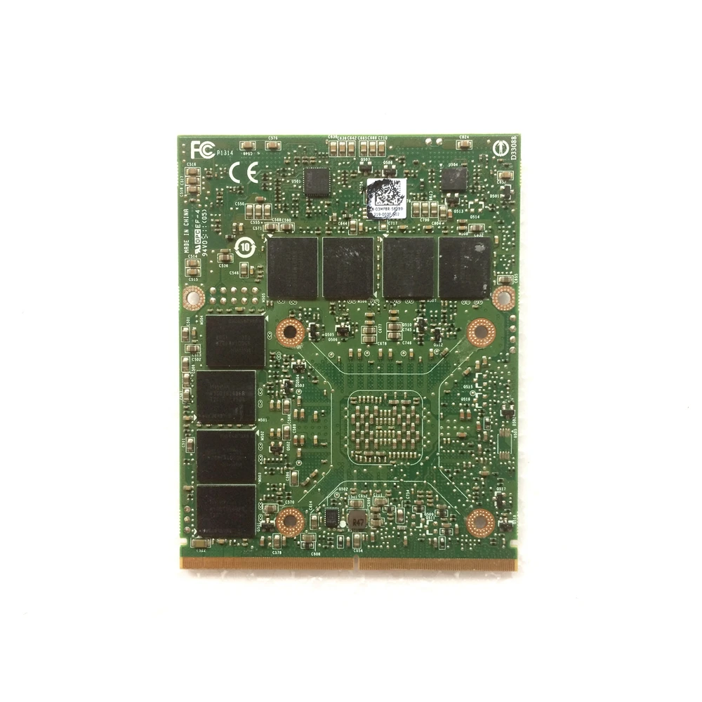 GTX 580m 2GB GDDR5 MXM3.0b видеокарта VGA 3MF8R 03MF8R CN-03MF8R N12E-GTX2-A1 для Alienware M17x R3/M18x | Компьютеры и