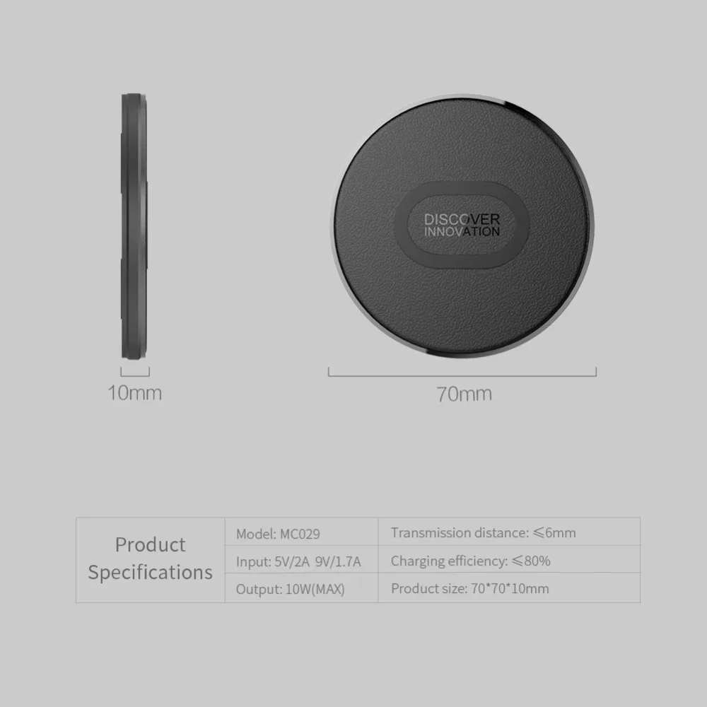 Nillkin для LG Micro/type-c порт телефон Qi Беспроводное зарядное устройство Подставка