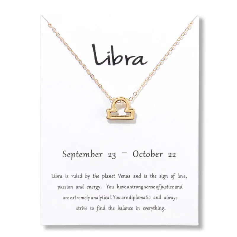 12 созвездий ожерелье кулон Овен Телец Gemini рак Leo Virgo Libra Скорпион Стрелец козерн