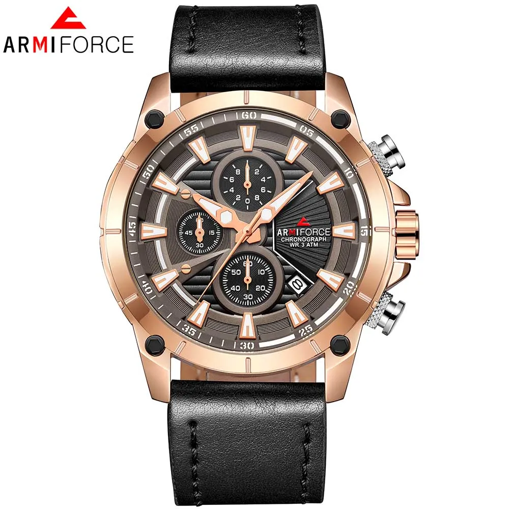 Часы ARMIFORCE Мужские кварцевые спортивные водонепроницаемые|Мужские часы| |