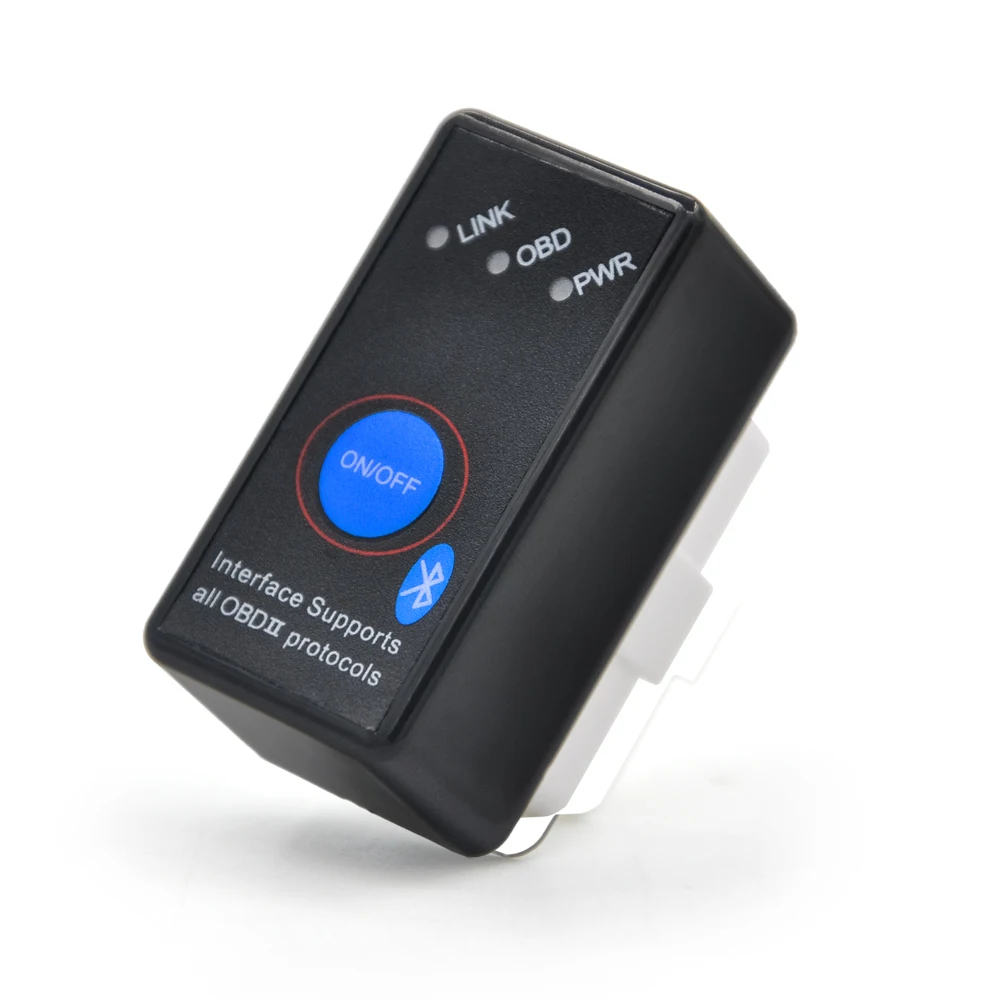 V1.5 супер Bluetooth ELM327 OBD2/OBDII сканер с Мощность коммутатор работает на Android Symbian Windows