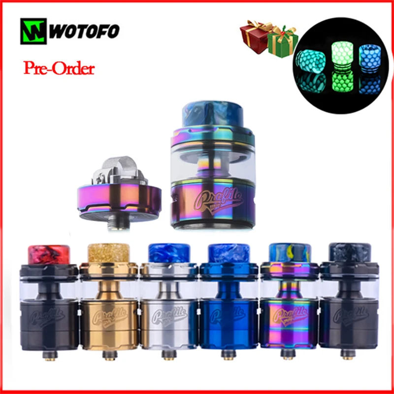 Новый оригинальный Wotofo профиль Unity RTA бак атомайзера 25 мм 3 5 мл/5 мл Емкость Топ