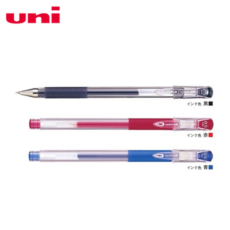 12 Pieces Uni Pen UM 115 Stationery 0.5mm Gel Black/ Red/ Blue for School Office Writing Supplies|Гелевые ручки| |