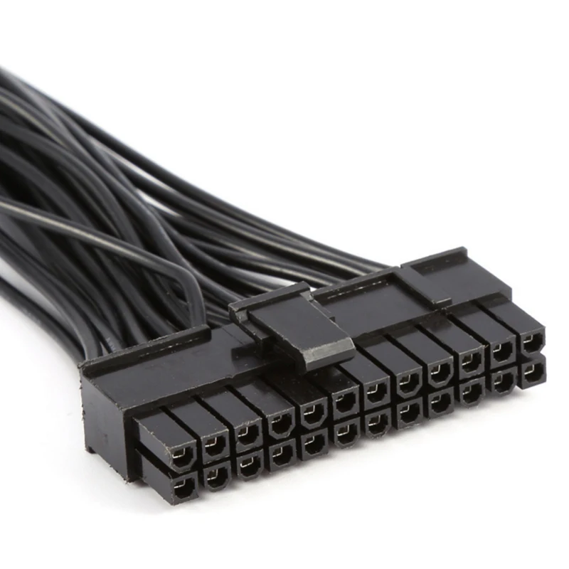 ULT-Best блок питания ATX 24 Pin двойной PSU Питание удлинитель Кабель добычи для