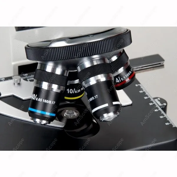 Бинокулярный составной Микроскоп AmScope поставляет 40X 1000X ветеринарный доктор