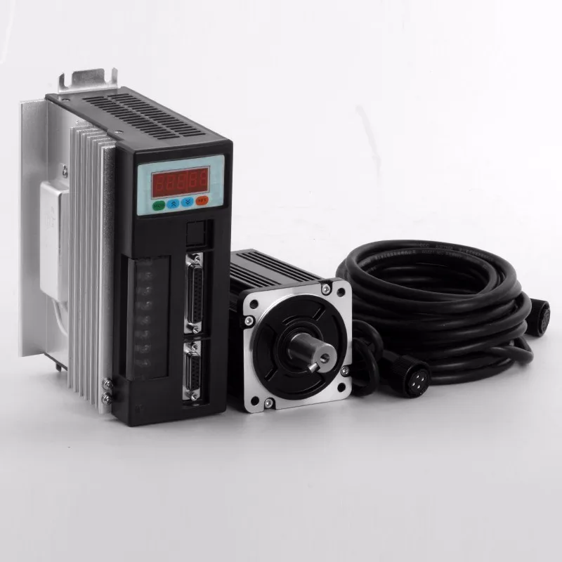 Серводвигатель переменного тока 220 в 750 Вт 90ST M02430 3000 об/мин 2 4 Н. М. 0.75KW сервомотор