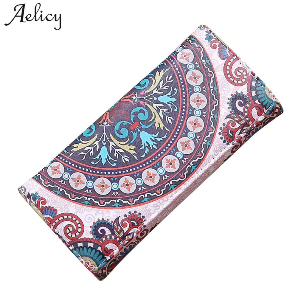 Женский кошелек Aelicy Длинный из искусственной кожи с узором|wallet purse|purse womenpurses woman