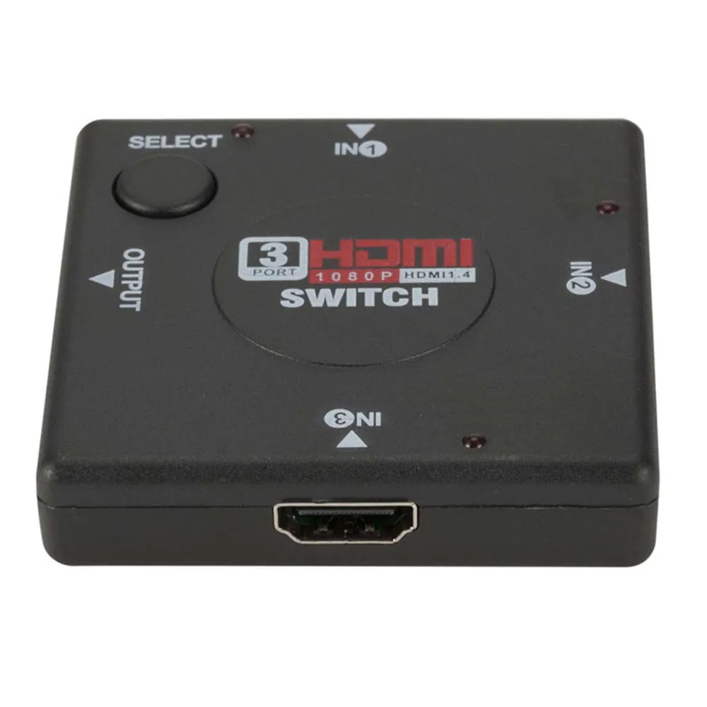 YuBeter 3 порта 1080P HDMI коммутатор адаптер HDMI коммутатор сплиттер для PS3 STB tv DVD DVR PC DV DLP проектор с HDMI интерфейсом