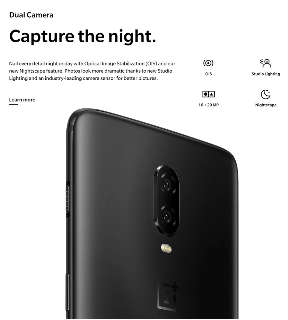 Мобильный телефон с глобальной ПЗУ Oneplus 6 T 6 T 8GB 128GB Snapdragon 845 Octa Core 6,4" на весь экран 19,5: 9 20MP двойная камера