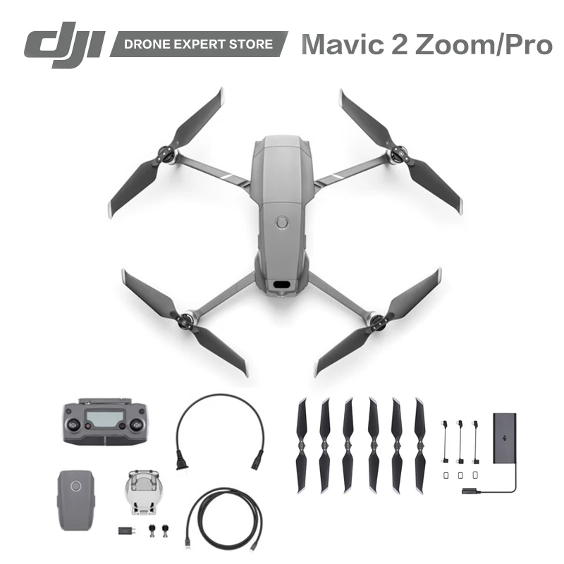 Оригинальный DJI Mavic 2 Pro/Mavic Zoom видео 4k Professional аэрофотосъемка Wi Fi FPV RC Дрон с