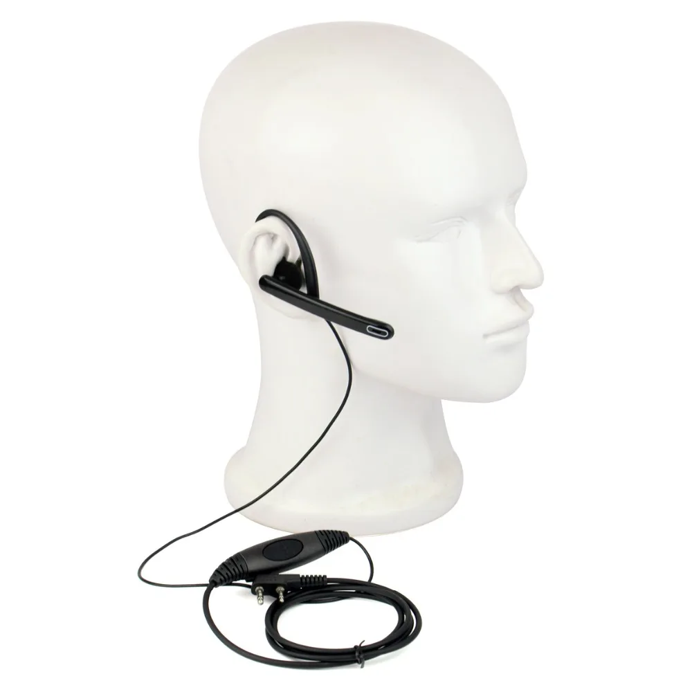 2 Pin гарнитура PTT с микрофоном портативная рация аксессуары для Kenwood Baofeng UV 5R Retevis H777