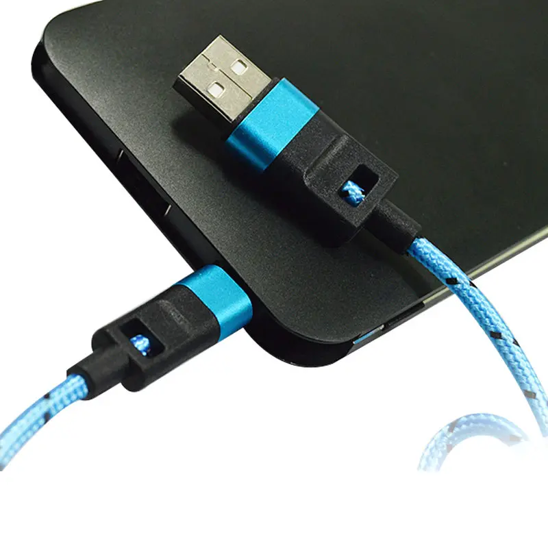 Effelon кабель micro usb заряжателя sync данным плетеный нейлоновый microusb для samsung