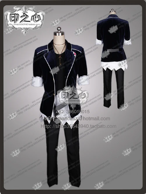 DIABOLIK LOVERS Субару Сакамаки косплей костюм Япония аниме Хэллоуин форма рубашка +