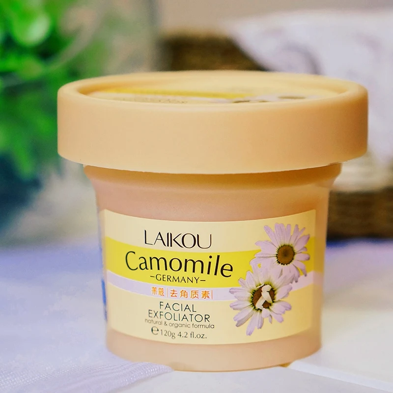 Laikou Camomilefacial Отшелушивающий гель для тела скраб для лица отшелушивающий крем омолаживающий пигмент восстановление и отбеливание увлажняющий Exf