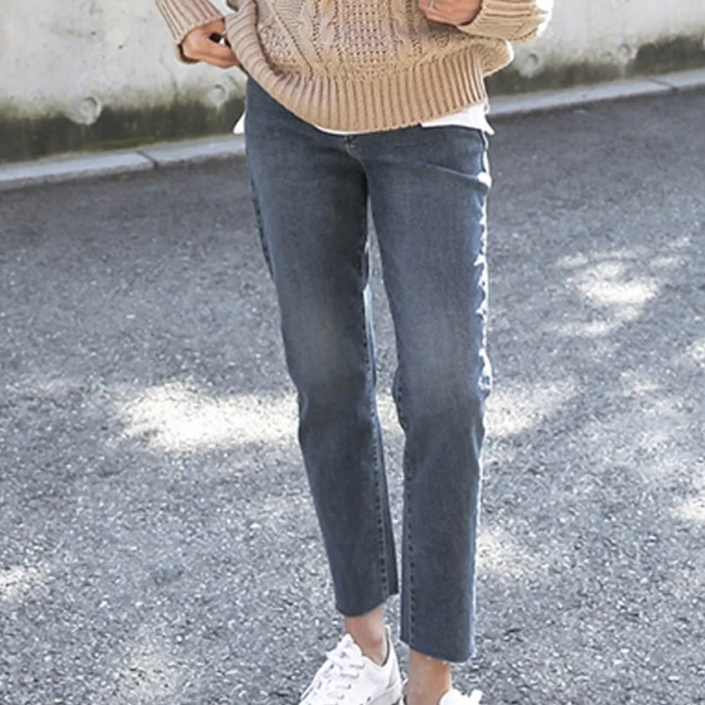 Женские джинсы для беременных SAGACE узкие Одежда беременных|Джинсы| |