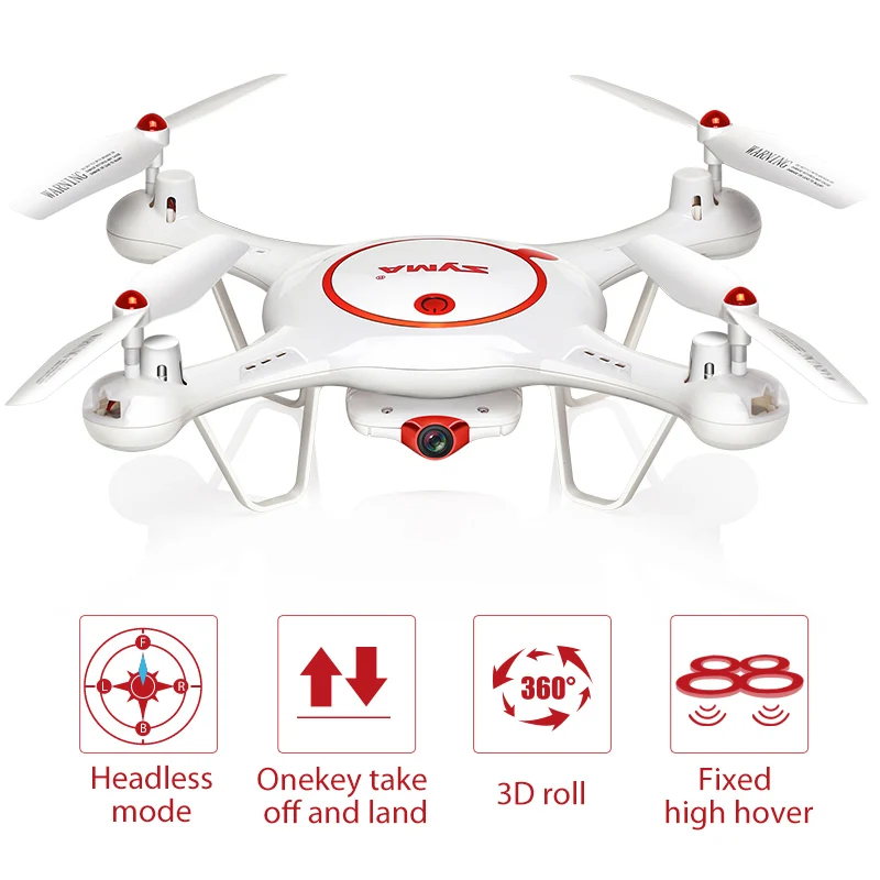 2017 Оригинал Syma kvadrokopter Drone X5UC 2.4 Г 4CH 2.0MP HD Камера Модернизированный Новая Версия X5C RC