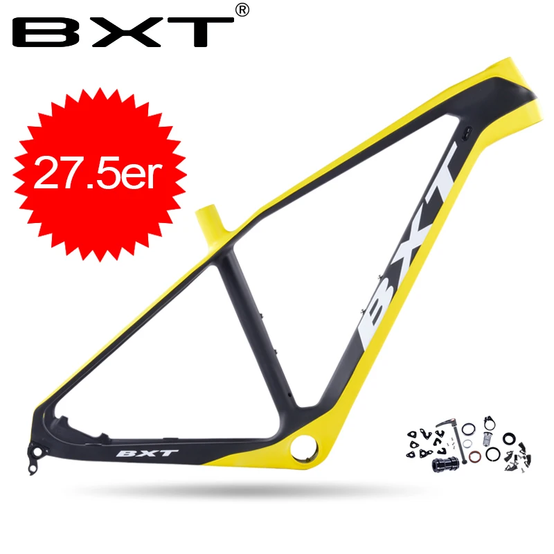 BXT углеродный руль для велосипеда рамы для MTB Китай крепежная рама для горного велосипеда 27 5ER Сверхлегкий оси 12 мм обмена открытые 9 мм углеродный руль для велосипеда Рама