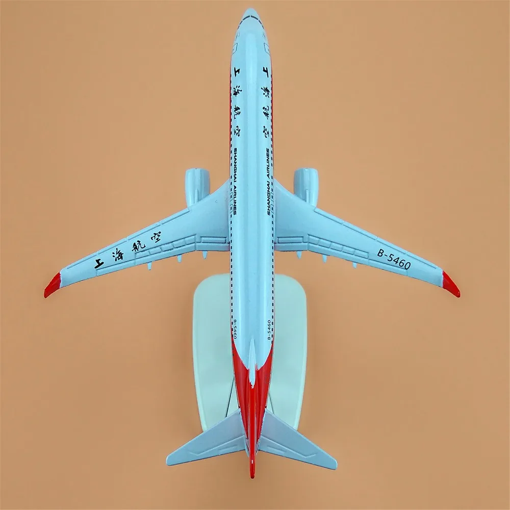 16 см сплав металла воздушный Китай Шанхай Модель самолетов Boeing 737 800 B737 модель