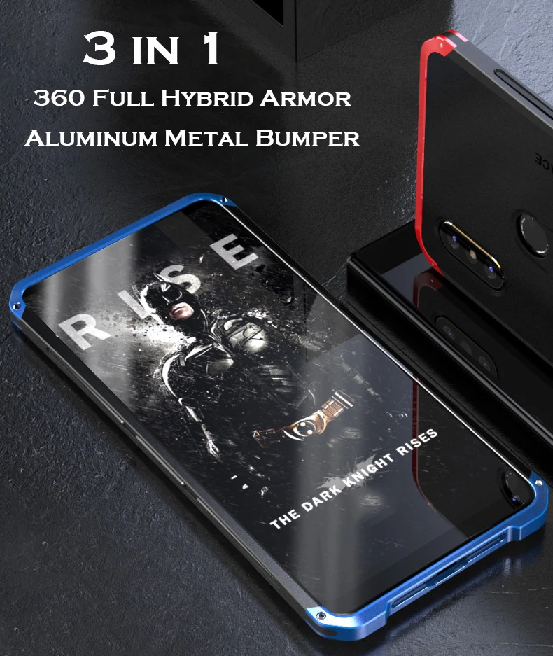Алюминиевый металлический чехол-бампер для телефона для Xiaomi mi Mix 2 S чехол 360 Полный Гибридный Броня Матовый PC задняя крышка mi X 2 чехол противоударный