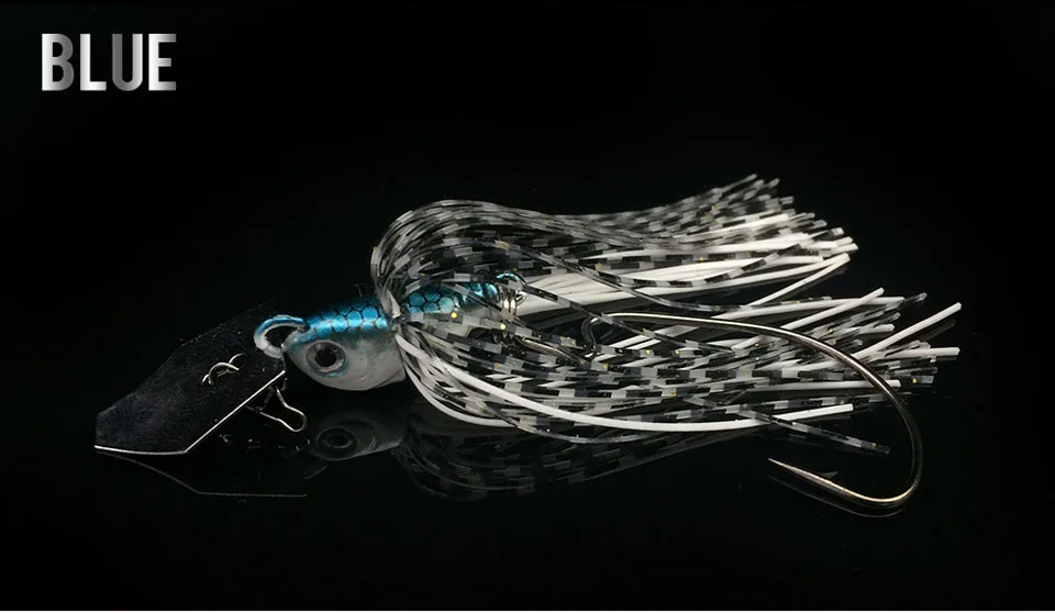 WALK FISH 1 шт. приманка для рыбалки Buzzbait воблер болтовня приманка для ловли карпа с плавательным Джигом лезвия Pesca