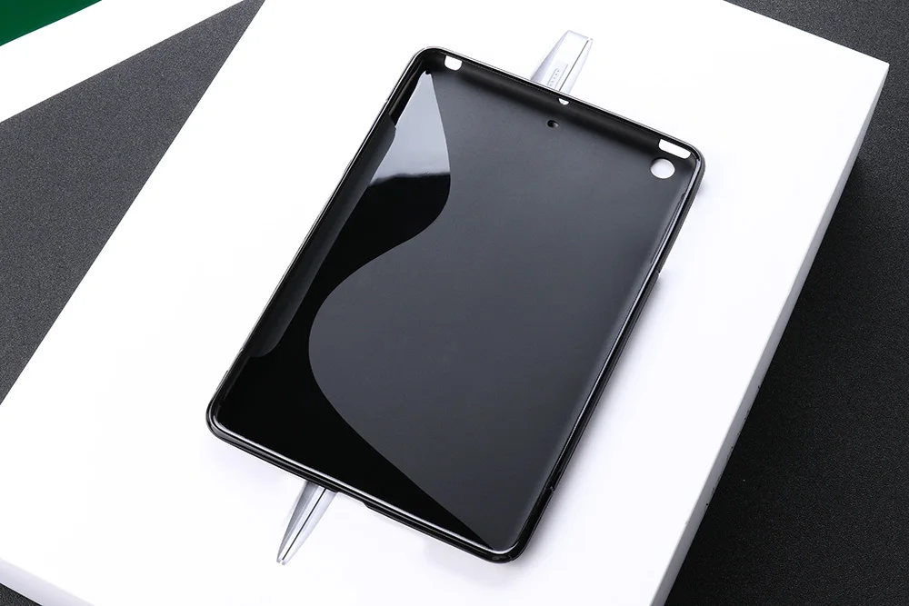 SLINE черная крышка чехол для Apple iPad 9,7 Mini 1 2 3 чехол силиконовый Air 2 Air2 Mini1 Mini2 Mini3 мягкий планшетный iPad 6 iPad6