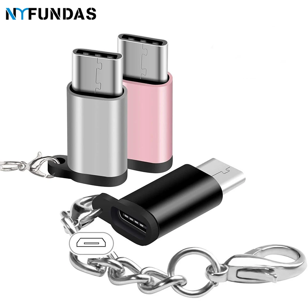 NYFundas USB Type C USB-C Male to Micro Female для Samsung Galaxy S10 S9 S8 Plus + S10E note 9 8 Xiaomi АКСЕССУАРЫ кабеля |