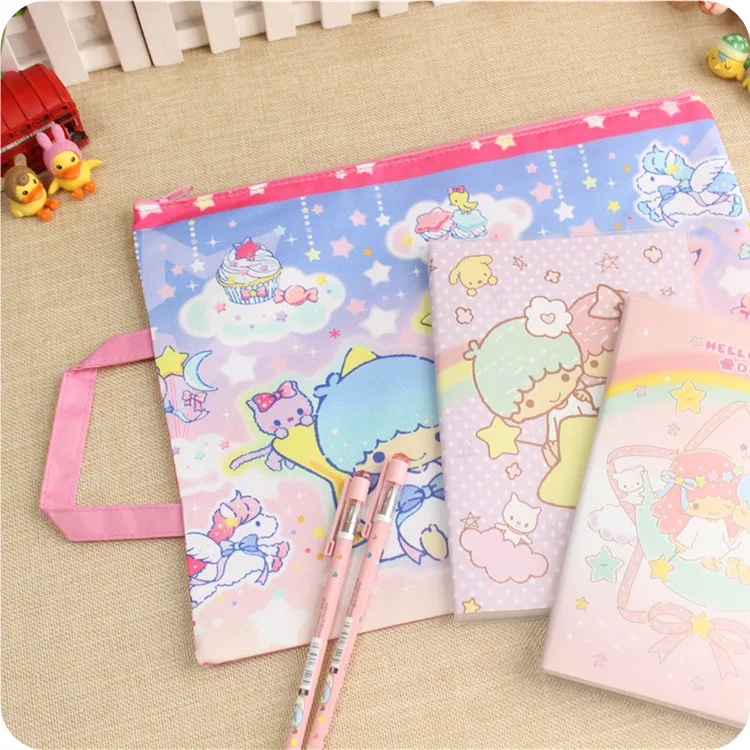 1 шт. Kawaii My Melody, две звезды, Dog, папка для документов, канцелярские принадлежности, школьные принадлежности для девочек