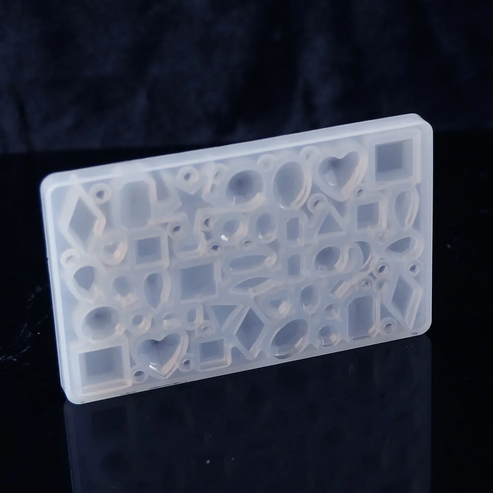 105*65mm Various Shapes Silicone Mold For Jewelry Charms Pendants Making Tool Handmade Crystal Epoxy Glitter Resin Molds | Дом и сад