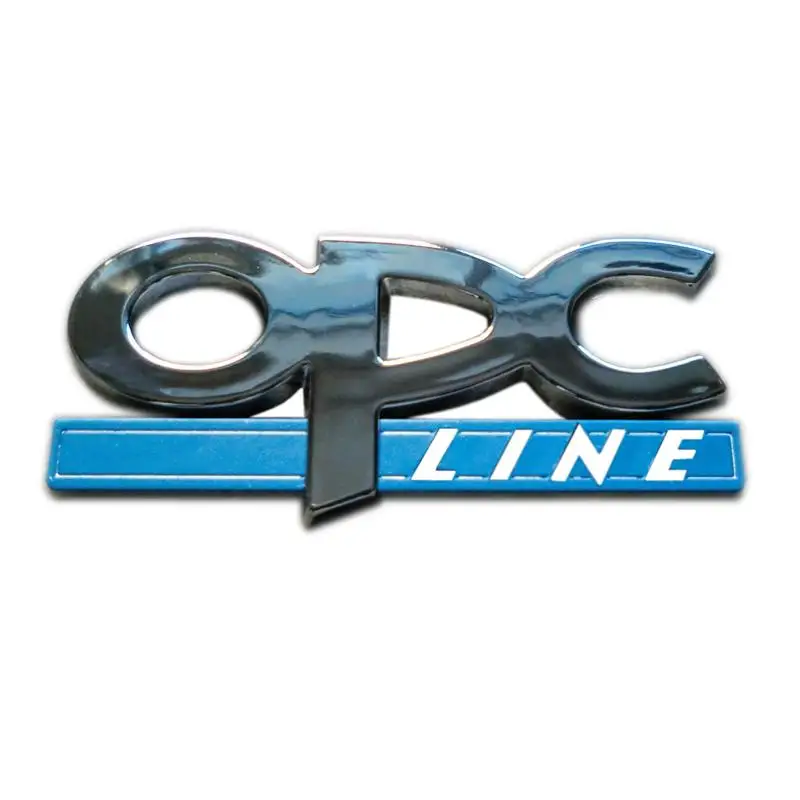 Пластиковая Хромовая OPCLINE OPC линия модификации автомобиля стикер эмблема