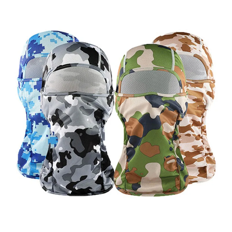 Cycling Full Face Mask Outdoor Skull Balaclava Masks Bicycle Bike Riding Skiing Sport Headgear Ultra Thin Breathable Lycra Mask