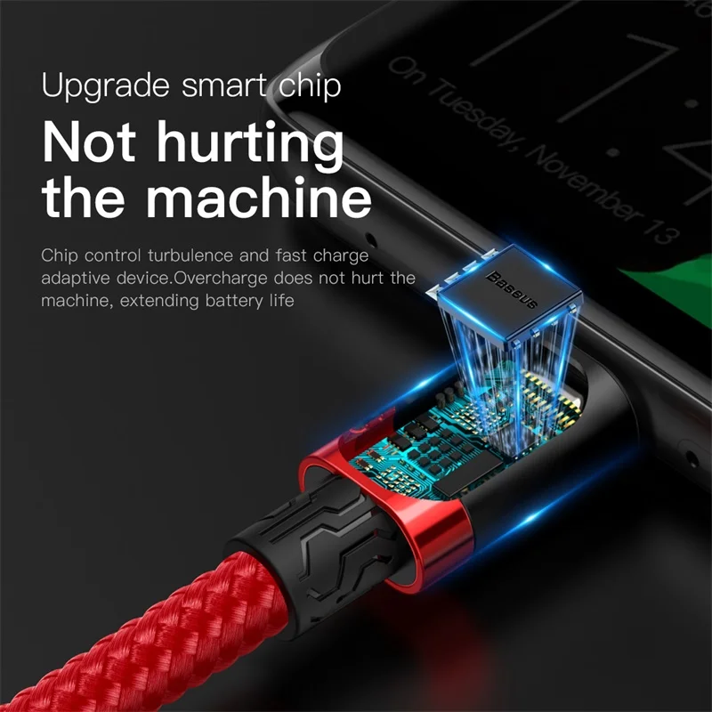 Кабель USB Type C для телефонов Android с поддержкой быстрой зарядки|Кабели мобильных