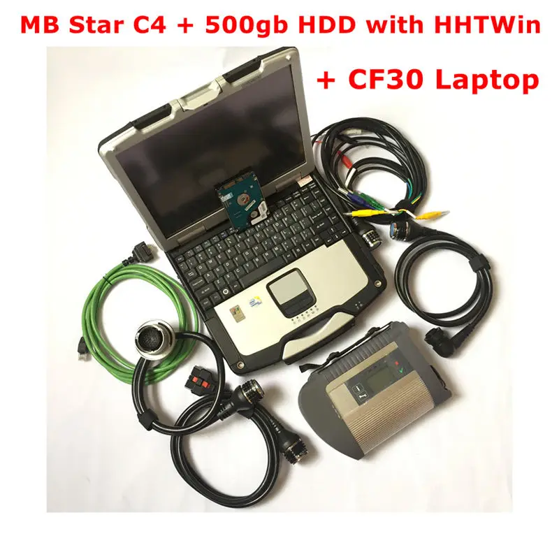 

Full Chip MB Star C4 MB SD Connect Compact 4 with Wifi latest software V2021.06 HDD/SSD with Toughbook CF30 Laptop Ready to work