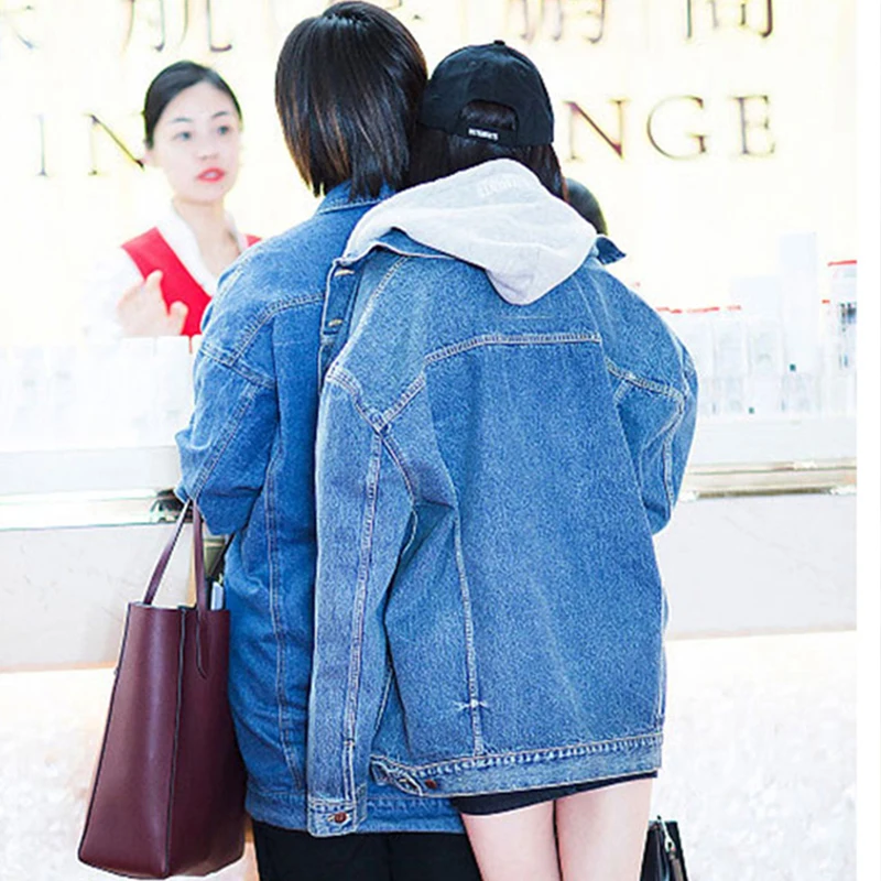 Chaqueta джинсы mujer модные теплые новые abrigos invierno 2019 съемный капюшон в длинной