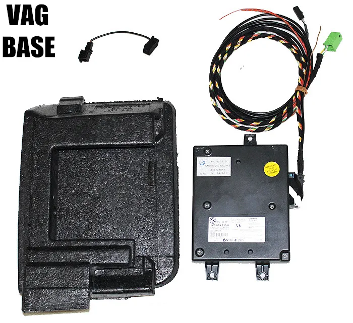 1K8 035 730 D 9W2 модуль Bluetooth + жгут С микрофоном для VW Golf MK6 Jetta MK5 fit RCD510|Кабели адаптеры и