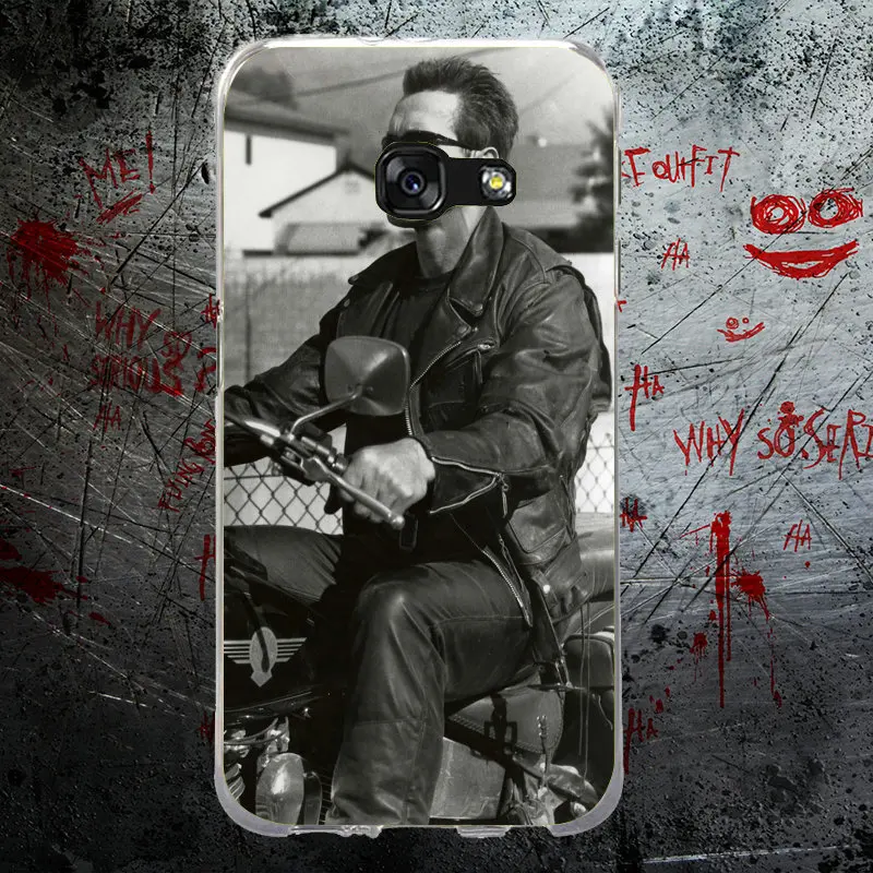 Мягкий ТПУ чехол для телефона Samsung Note 2 3 4 5 8 HTC One U11 M7 M8 M9 M10 A9 E9 Plus Fashoin Movie Terminator |