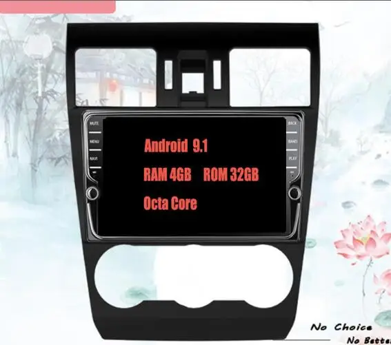 8 дюймов Android 9,1 автомобиль радио для 2012 2013 Subaru Forester gps аудио DVD мультимедийный плеер 4 Гб+ 64 ГБ - Цвет: 9.1 4G-32G 8