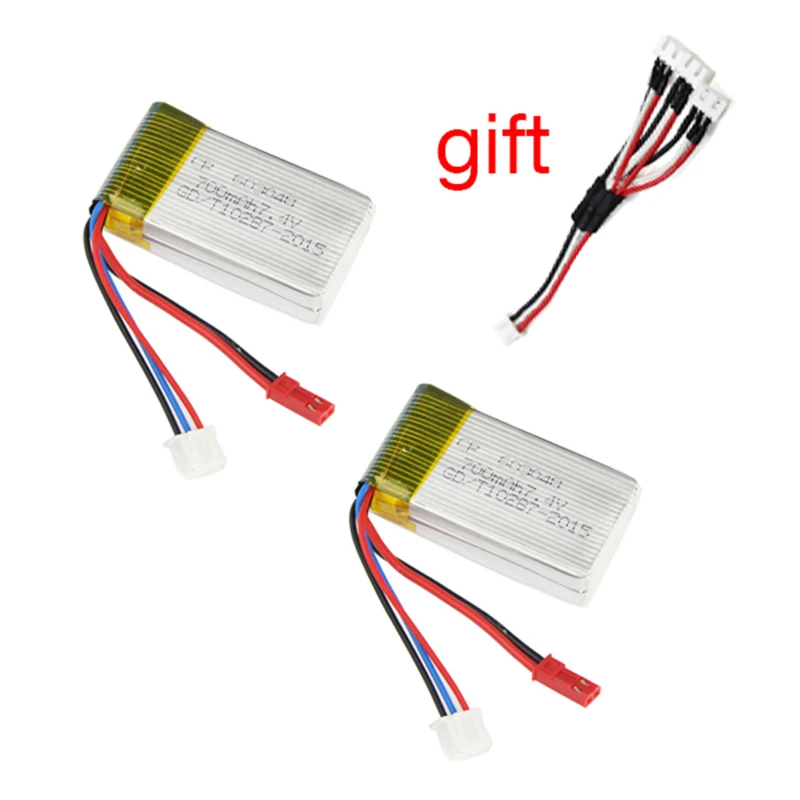 Аккумулятор Lipo высокой емкости для MJX X600 WLtoys V921 7 4 в 700 мАч запасные части дрона