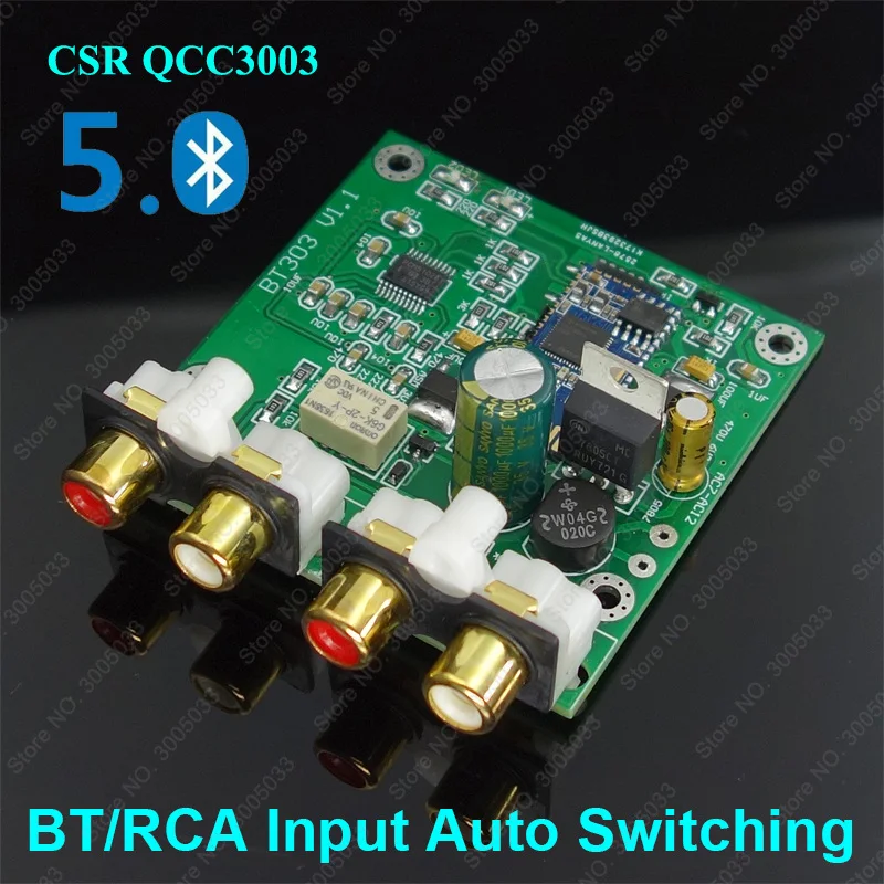 BD4 SRC QCC3003 Bluetooth беспроводной аудио плеер A2DP AVRCP HFP AAC ies приемник PCM5102 ЦАП